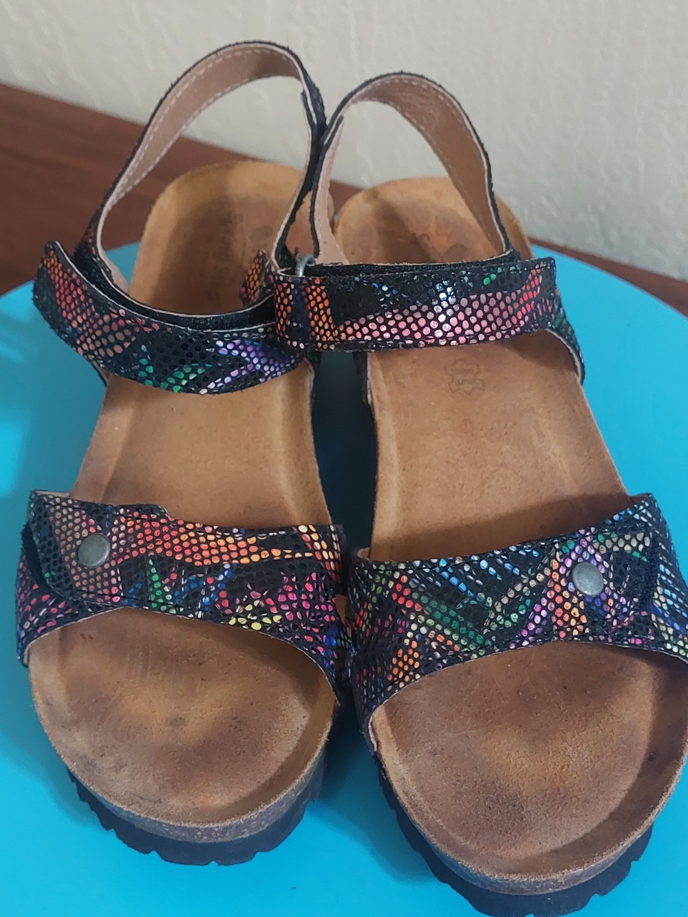 Spring Step Comfort Leather Sandals - Picture 8 of 12
